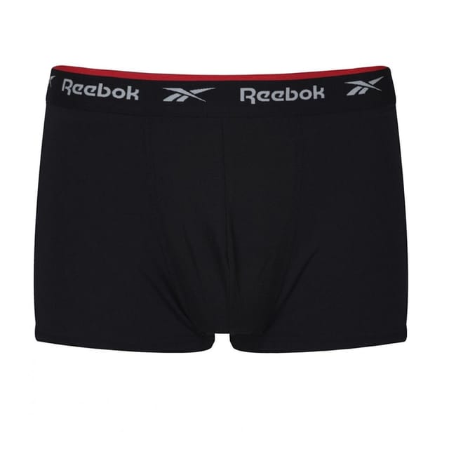 Reebok Reebok Men's Redgrave Sports Boxer Shorts (Pack of 3) in Black - 2