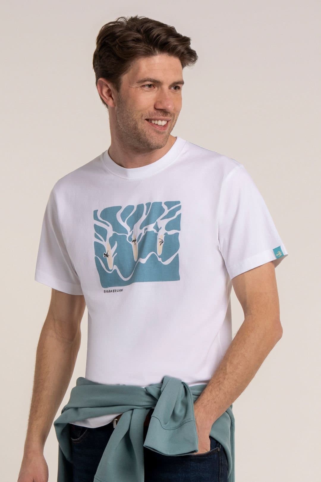 Brakeburn Brakeburn Men's RAMPSIDE T-SHIRT in White