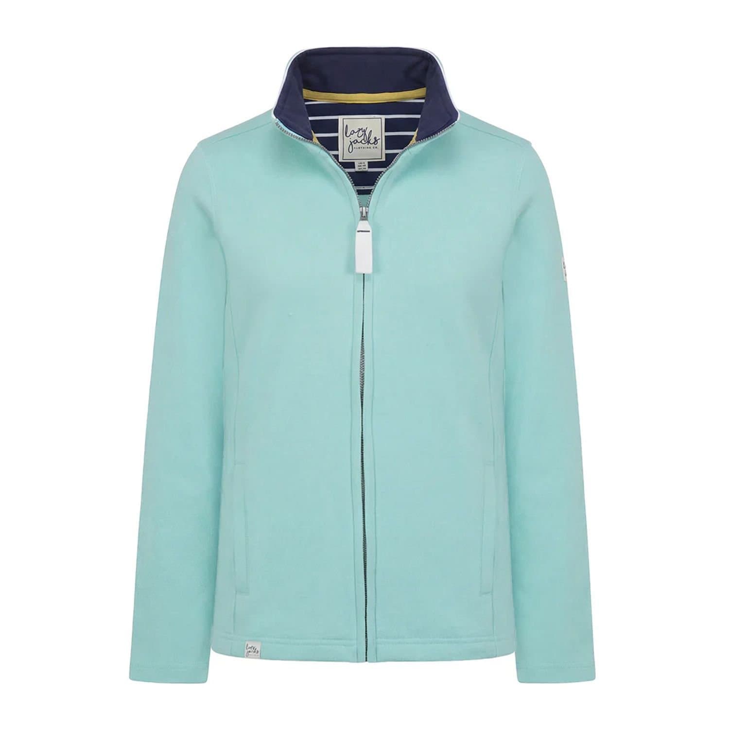 Lazy Jacks Lazy Jacks Women's Full Zip Jacket in Mint