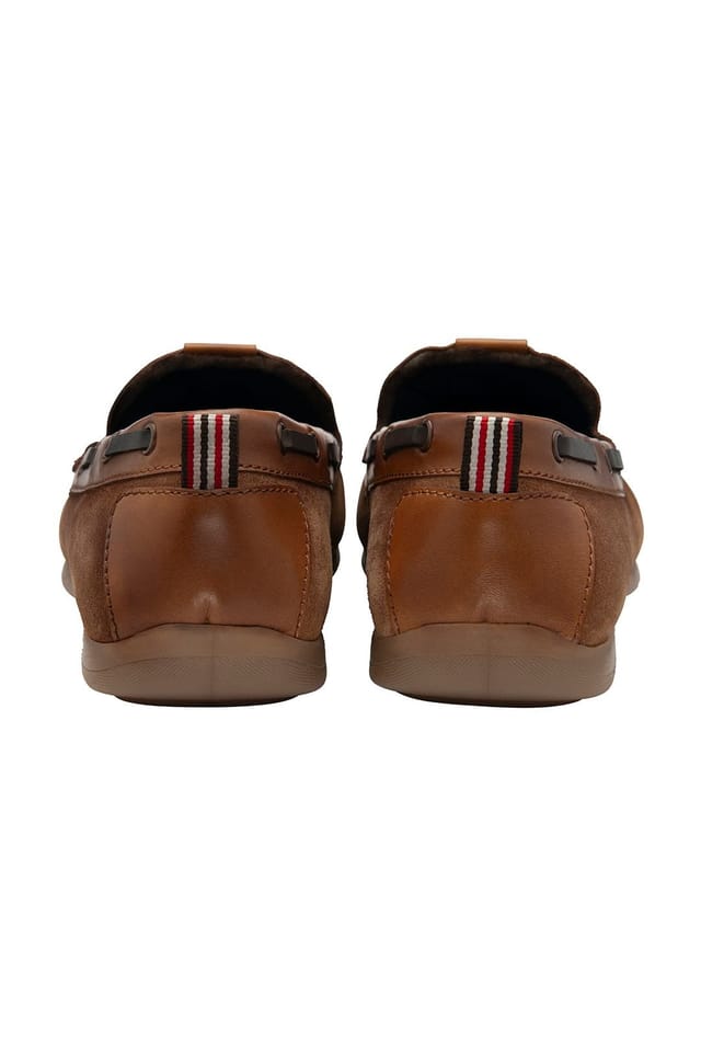 Lotus Lotus Men's Tan Suede 'Bolzano' Loafers - 3
