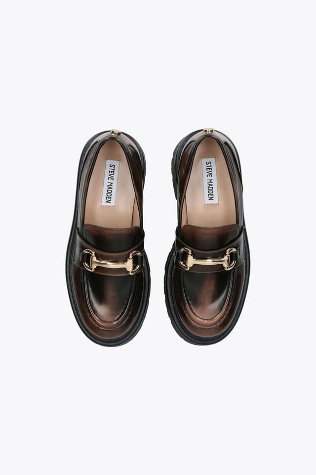 Steve Madden STEVE MADDEN Women's 'Occupy Dark Brown' Flats in Dark Brown - 3
