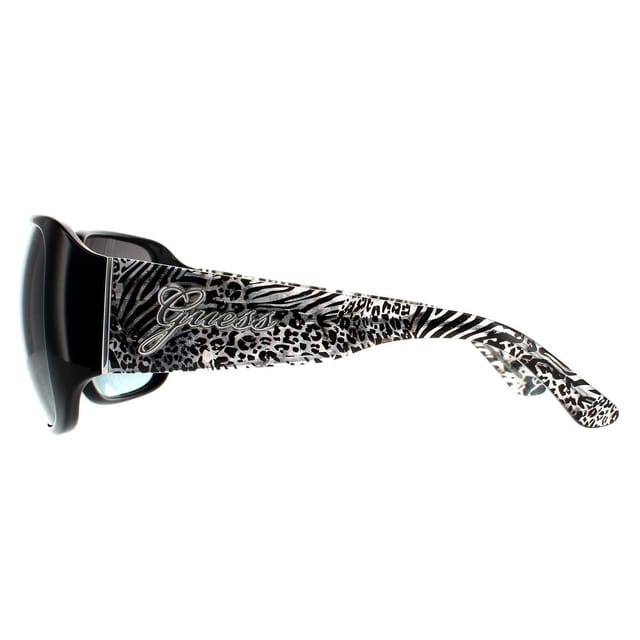 Guess Guess Women's Fashion Shiny Black Smoke Grey Gradient Sunglasses - 3