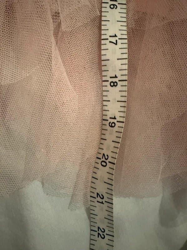 Tulle Beautiful 6-8 uk tulle net mesh chiffon ruffle festival skirt