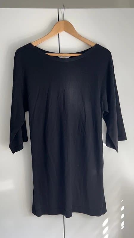 LK Bennett LK Bennett black knitted top jumper dress