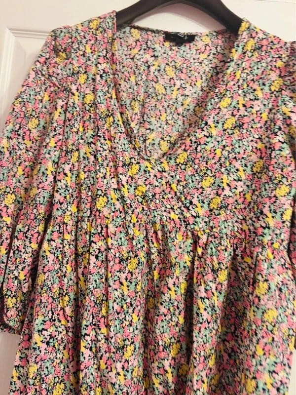 New Look New look plunge tunic smock knee length festival holiday 12-14 same day post - 1