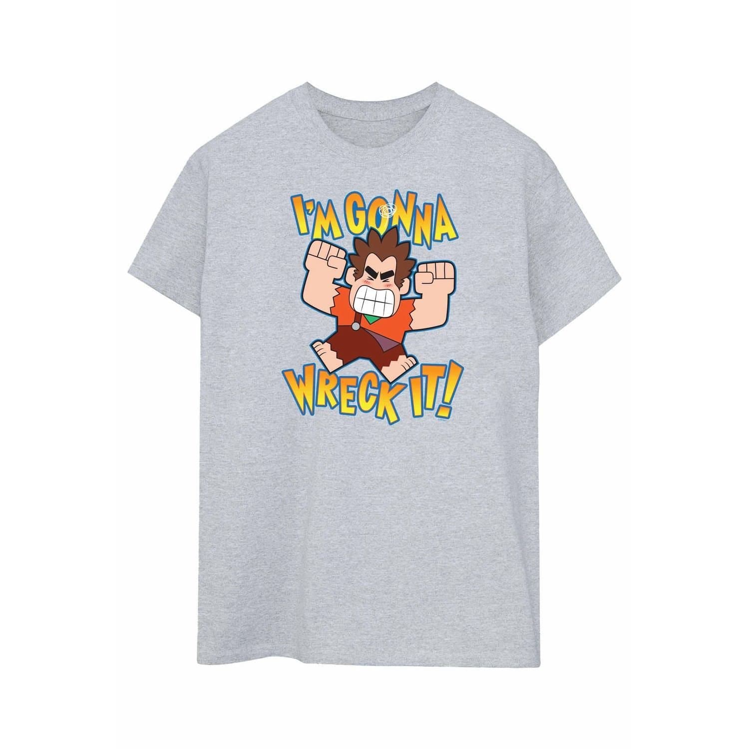 Wreck-It Ralph Wreck-It Ralph Men's I´m Gonna Wreck It T-Shirt in Grey