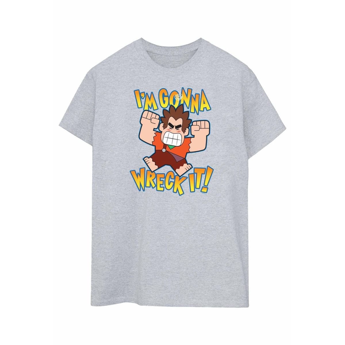 Wreck-It Ralph Wreck-It Ralph Men's I´m Gonna Wreck It T-Shirt in Grey - 1