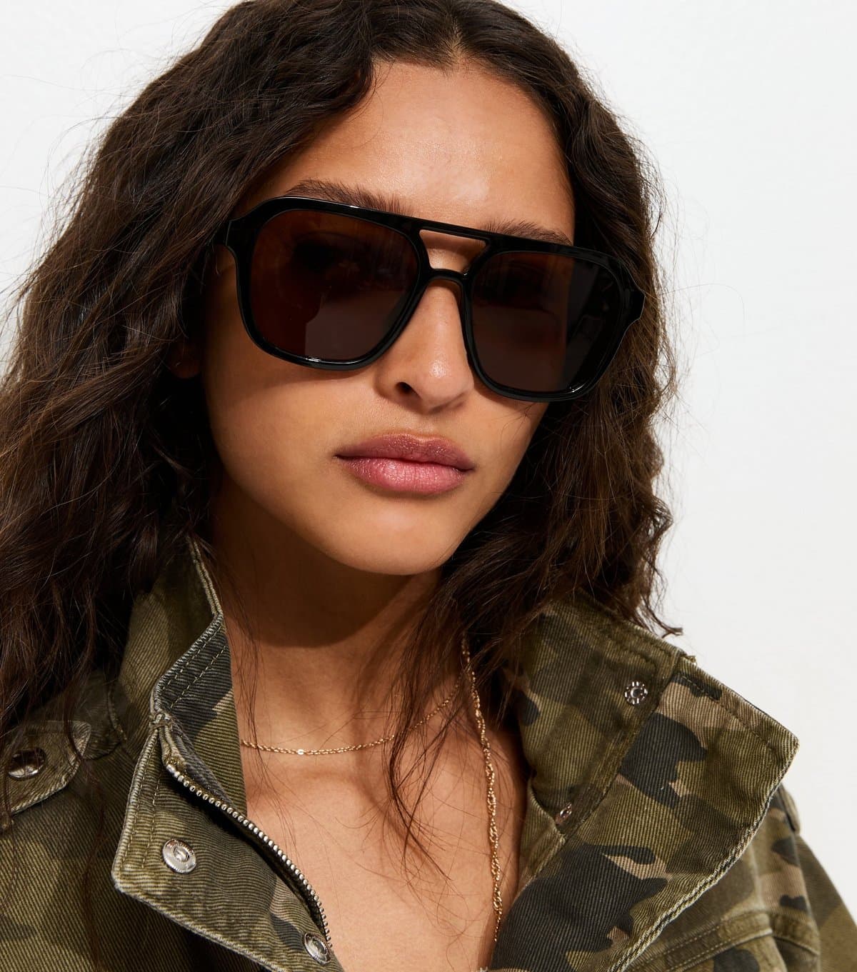New Look New Look Black Aviator Sunglasses