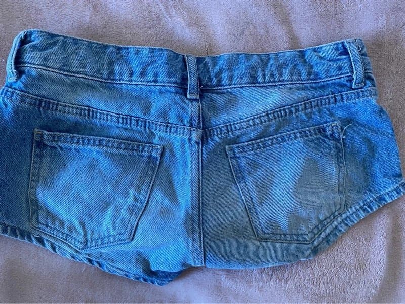 Bershka bershka low rise mini denim shorts