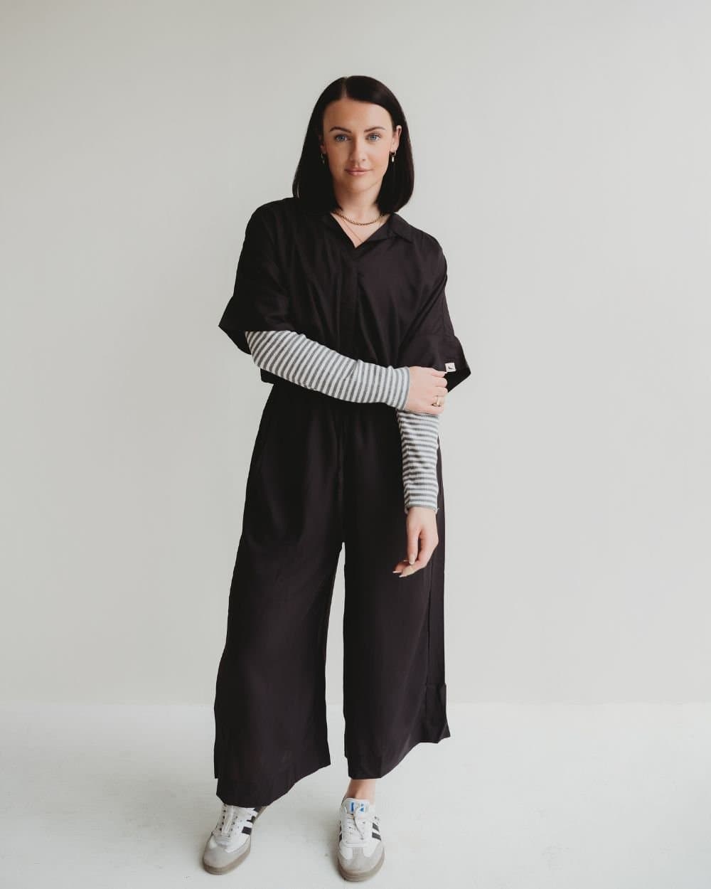 Turtledove London Turtledove London Women's Iris Black Jumpsuit