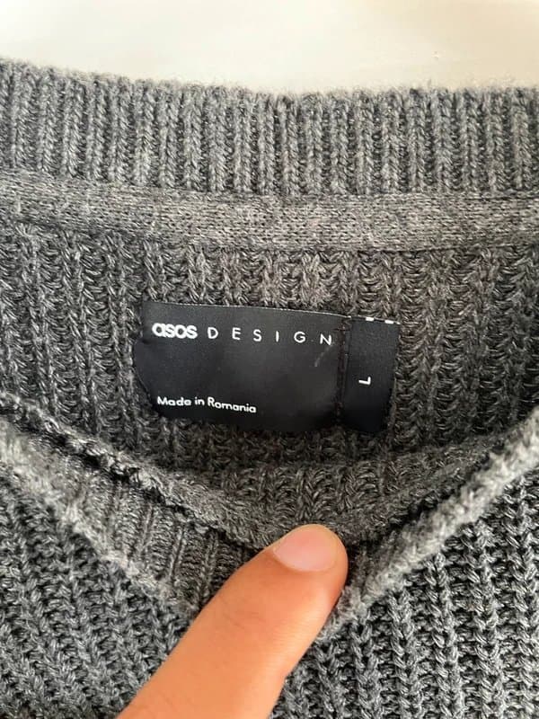 ASOS Design ASOS Design Knitted Boxy Rib Jumper