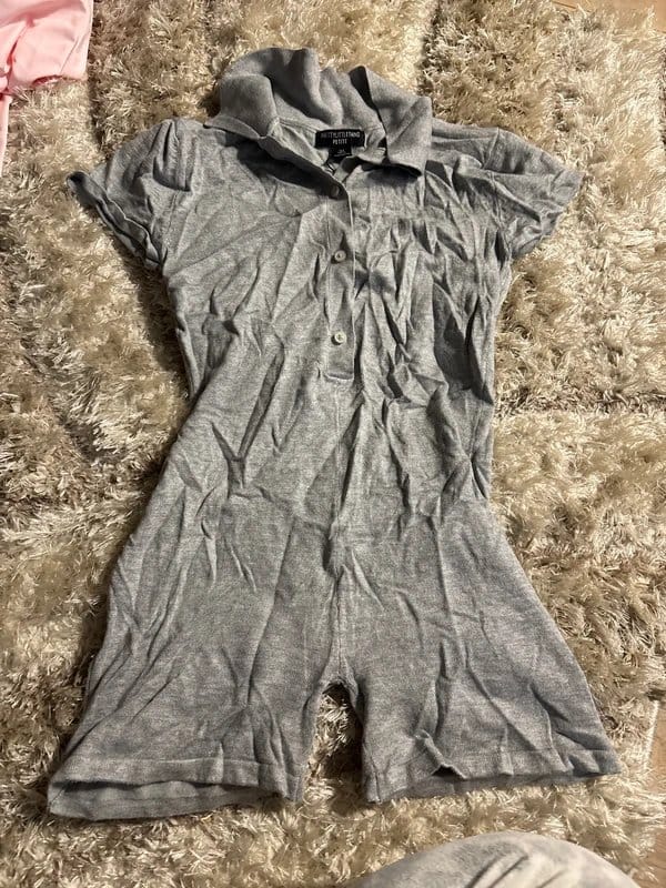 PLT Grey Polo Playsuit