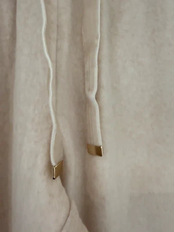 F&F F&F Loungewear Cream Cuffed Bottoms Size 12-14