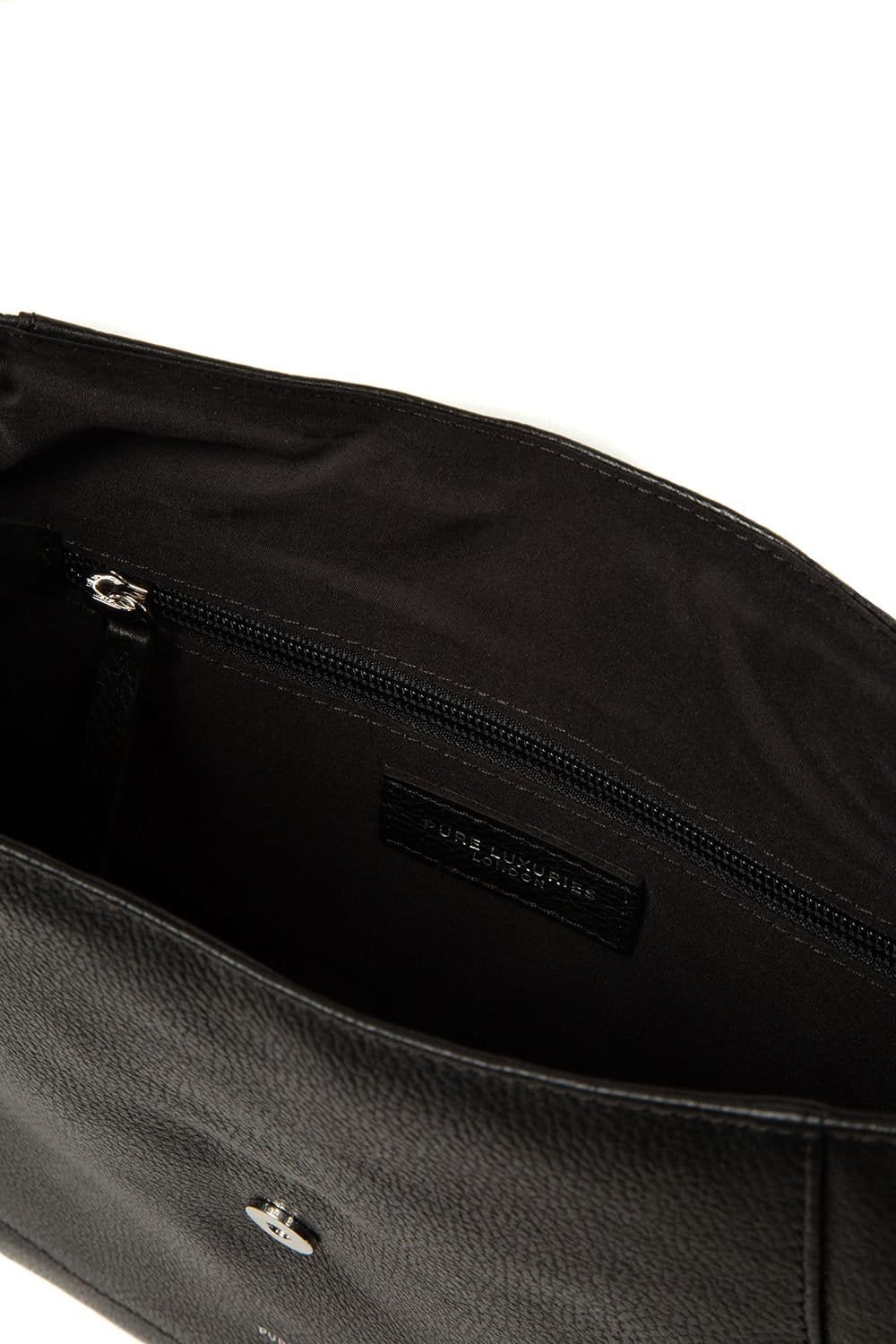 Pure Luxuries London Pure Luxuries London Women's 'Honour' Leather Cross Body Bag in Black - 4