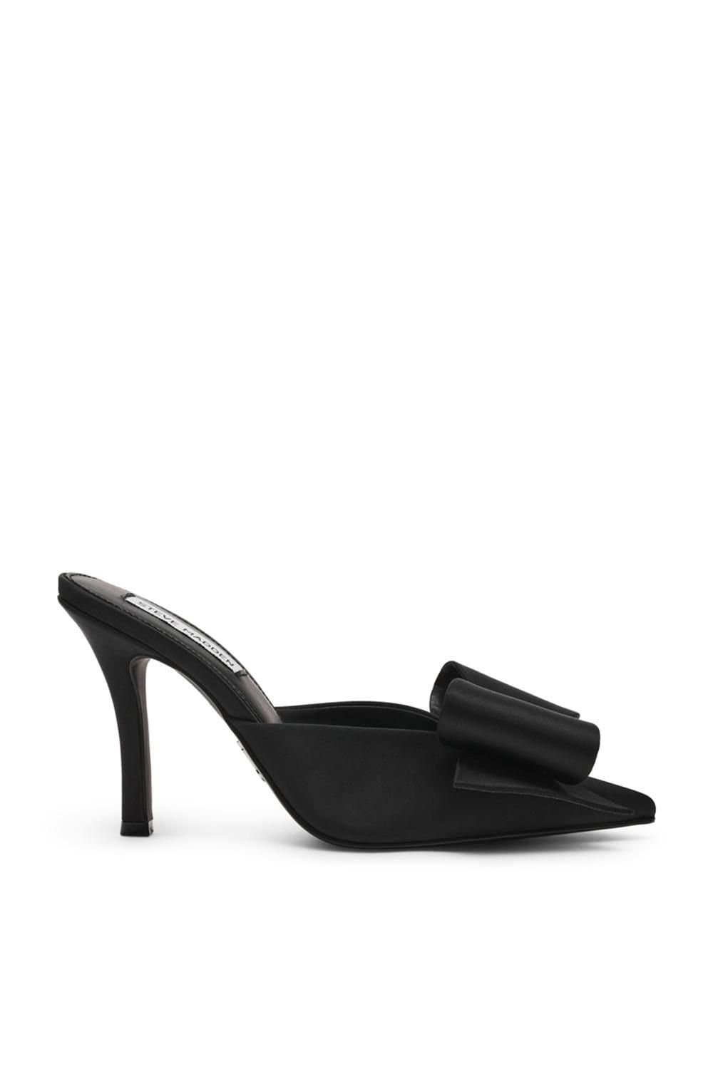 Steve Madden STEVE MADDEN Women's 'Destini Heel Black' Fabric Heels in Black