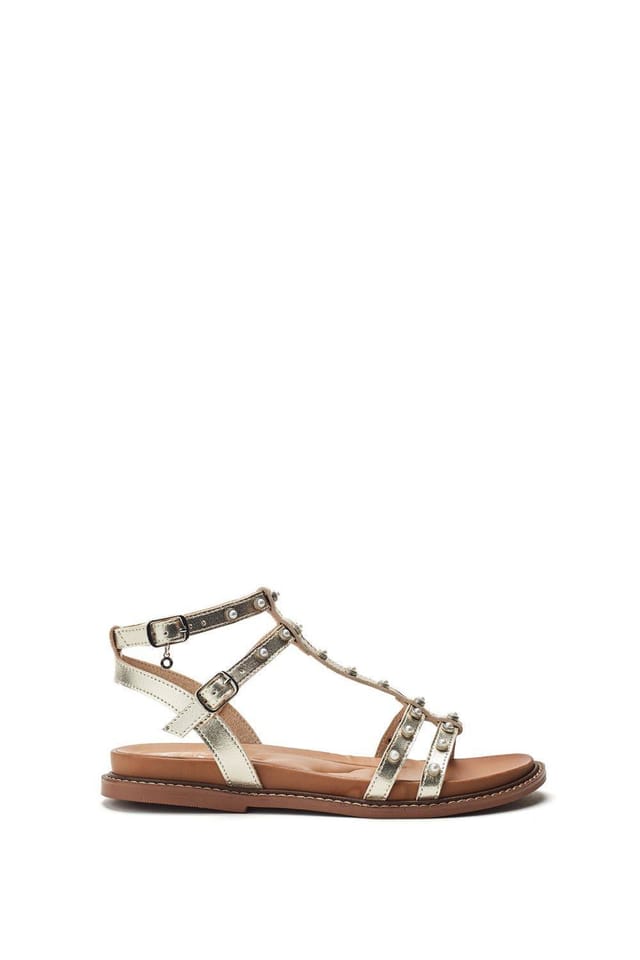 Moda In Pelle Moda In Pelle Women's 'Limbah' Metallic Sandals in Gold - 2