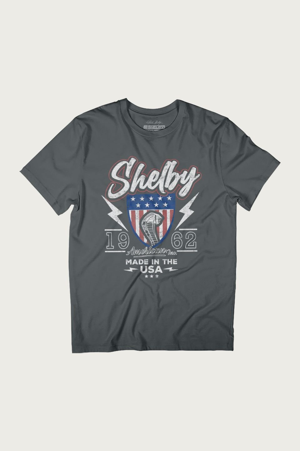Shelby Shelby Men's 1962 Made In The USA T-Shirt in Charcoal - 2