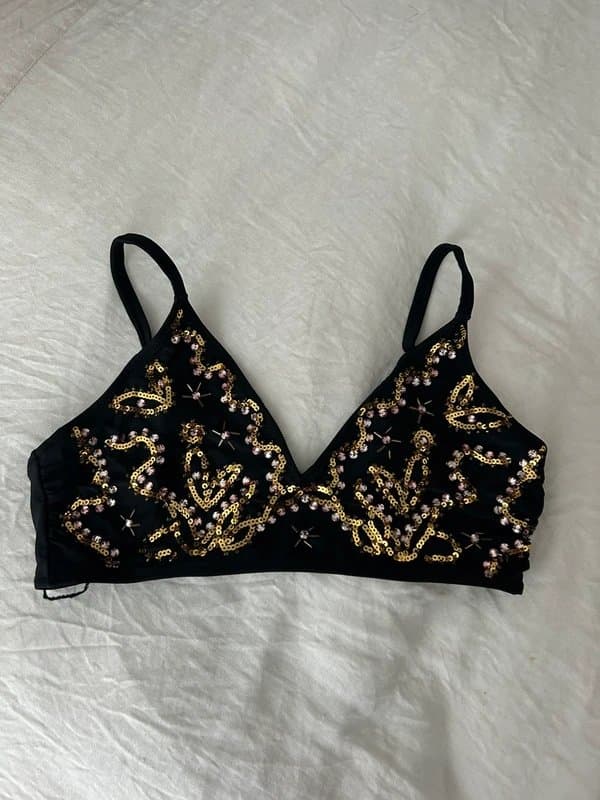 ASOS Sequin bikini top