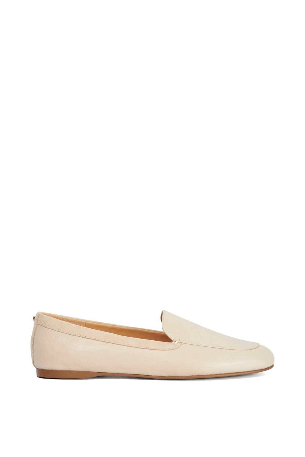 Dune London Dune London Women's 'Gosette' Leather Loafers in Natural - 4
