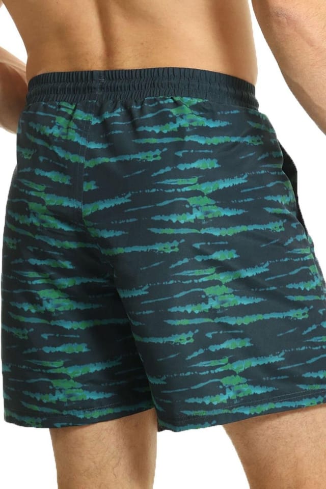 RIPT Essentials RIPT Essentials Men's Tie Dye Print Swim Shorts in Blue - 2