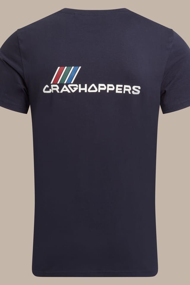 Craghoppers Craghoppers Men's Lucent Relaxed Fit Short Sleeved T-Shirt in Dark Blue - 3