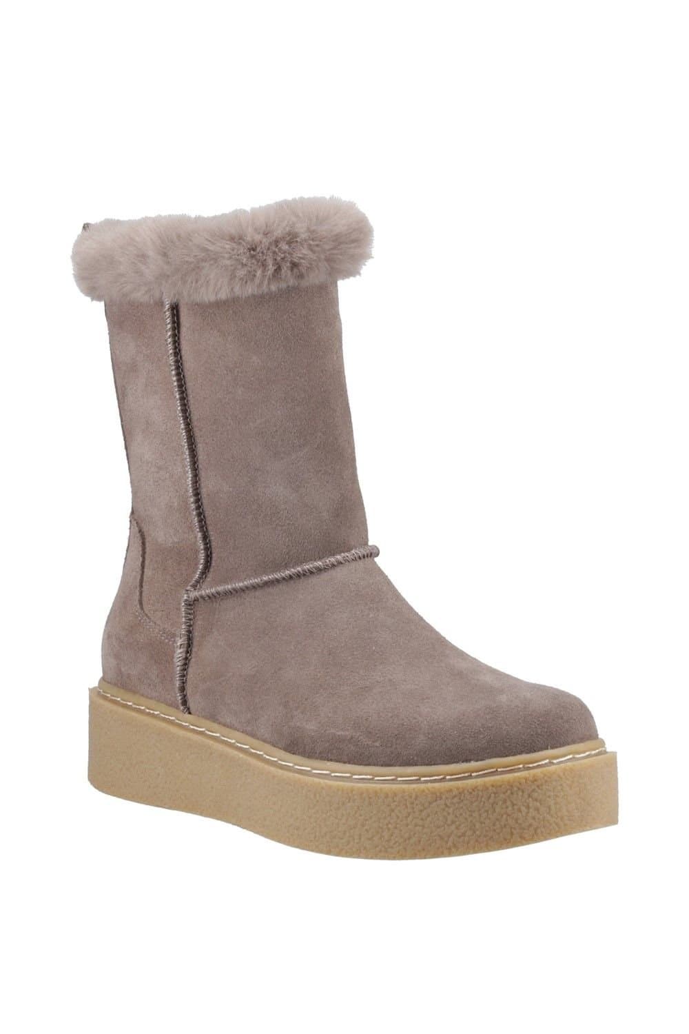 Hush Puppies Hush Puppies Women's Becca Mid Boot in Taupe