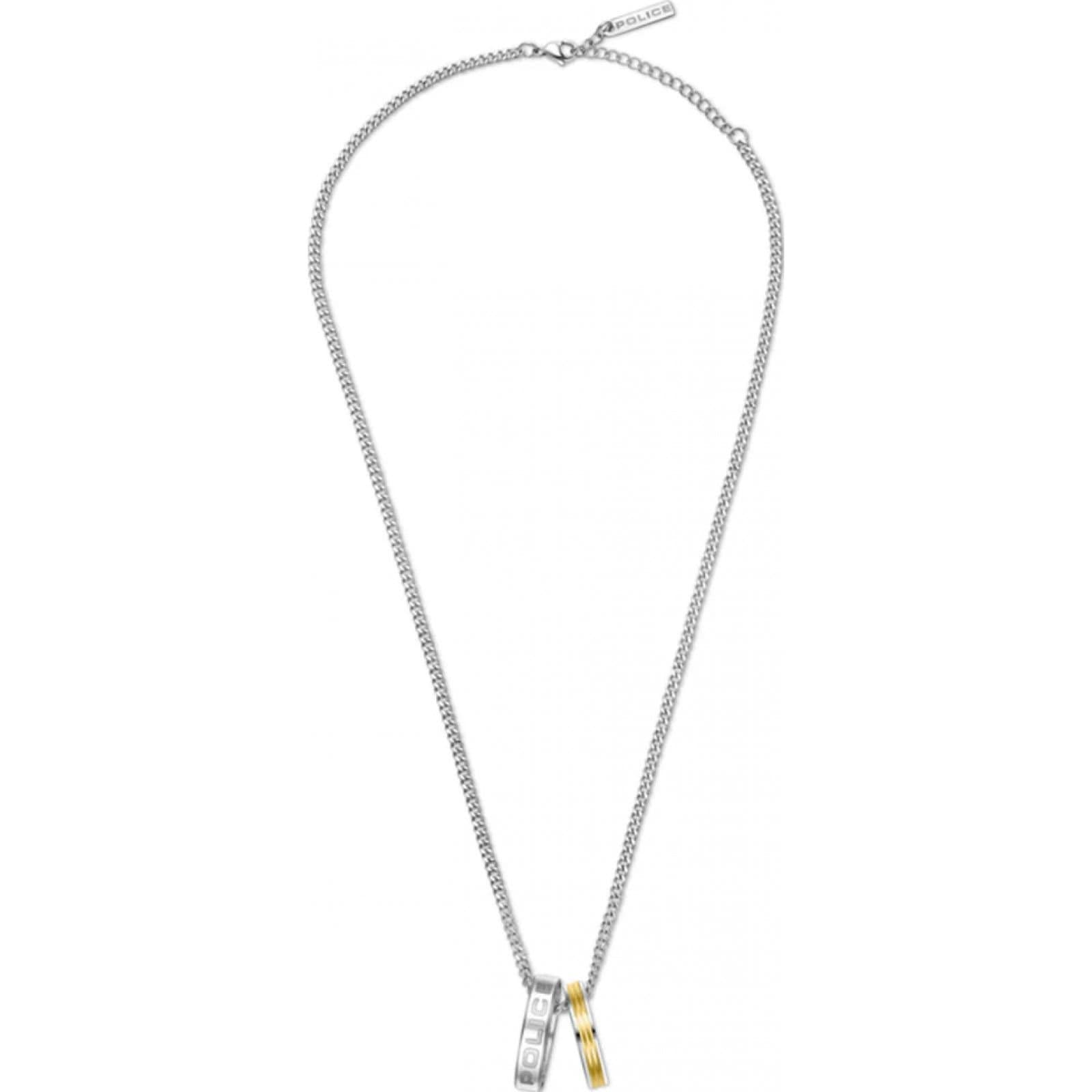 Police Police Men's PEAGN0032702 Necklace in Silver