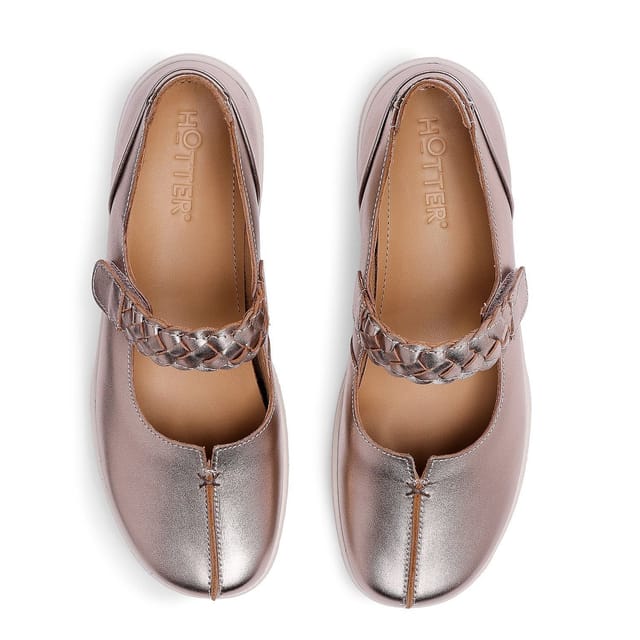 Hotter Hotter Women's 'Shake II' Mary Janes in Rose Gold - 3