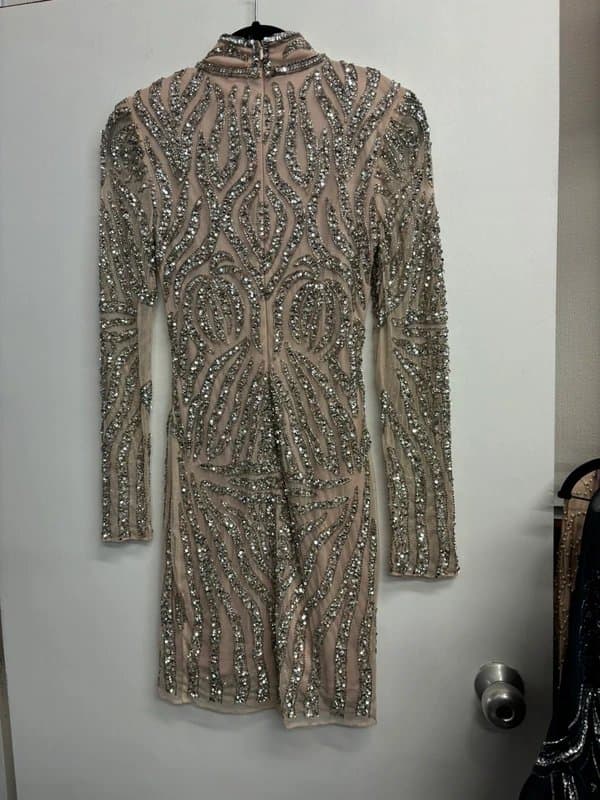 no tag Embellished mini dress