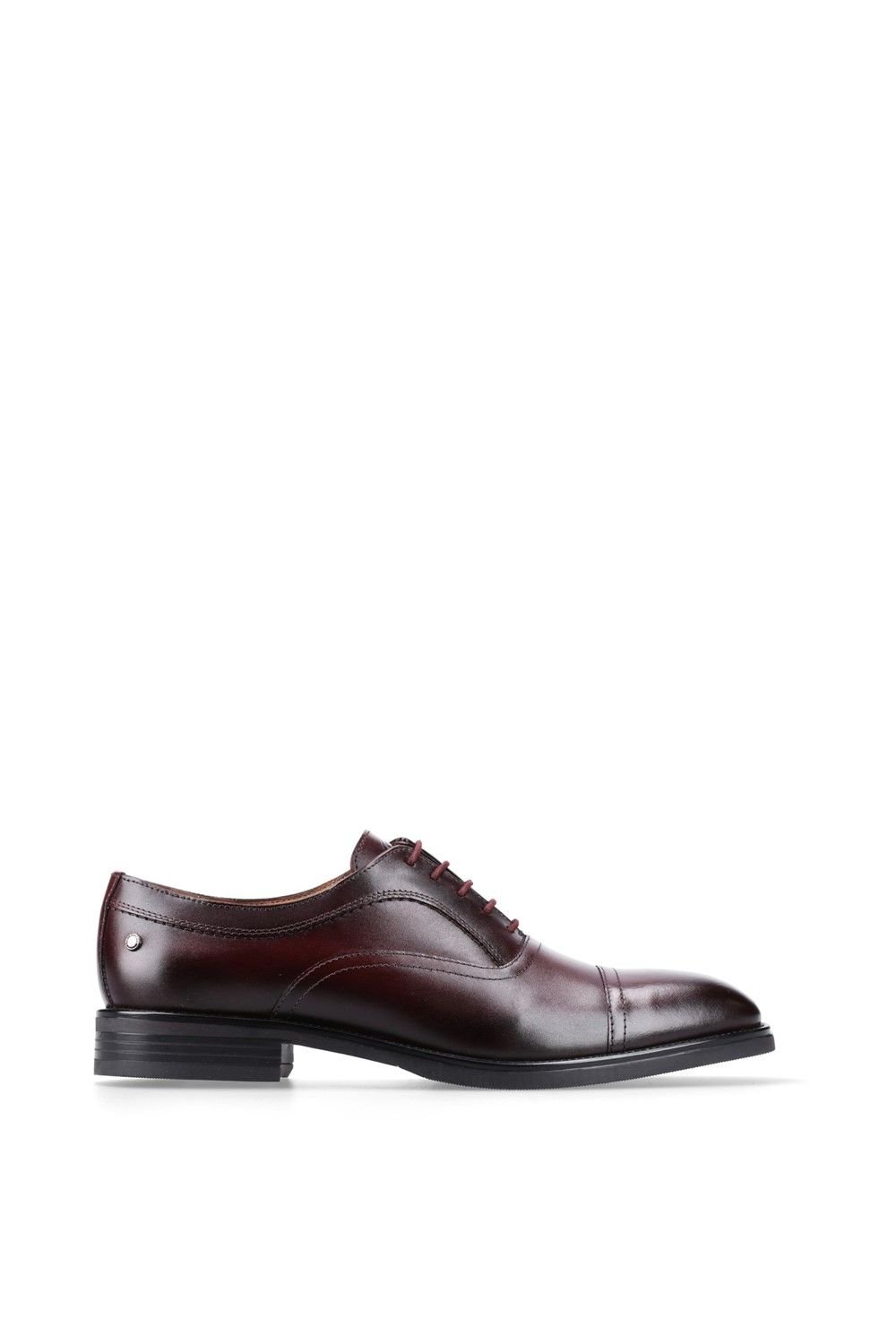 Base London Base London Men's Lapel Toe Cap Shoe in Wine - 3