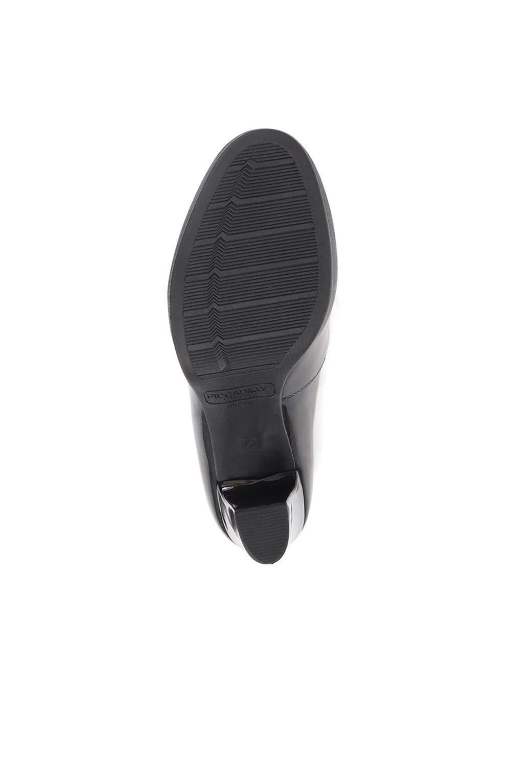 Pavers Pavers Women's High Heel Court Shoes in Jet Black - 4