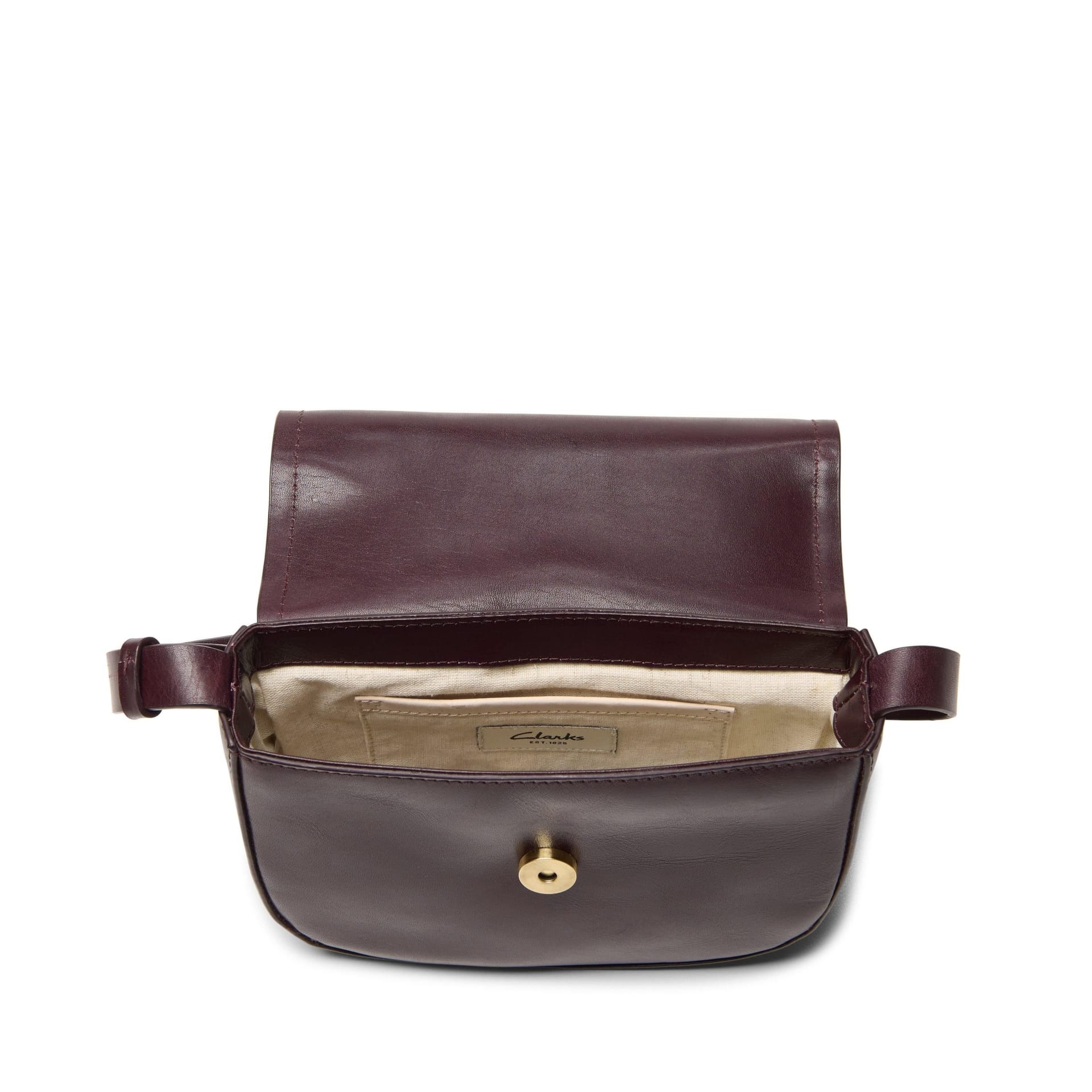 Clarks Clarks Women's Casual Cross 3 Wine Leather Shoulder Bag, Cross Body Bag in Red - 4