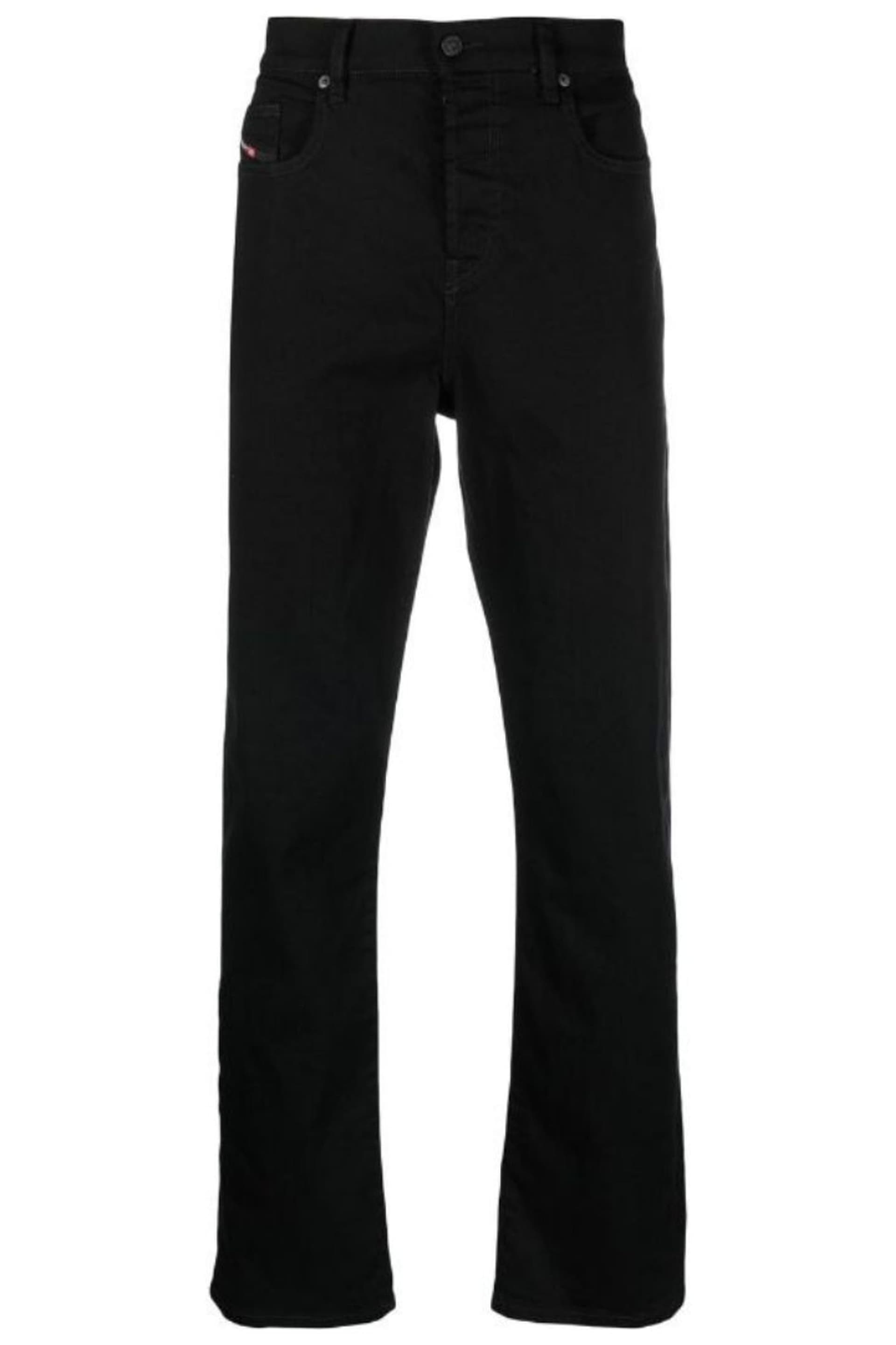 Diesel Diesel Men's D-viker Button Fly Regular Fit Jeans in Black