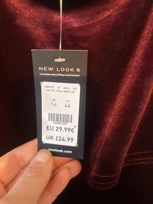 New Look New look velvet look dress