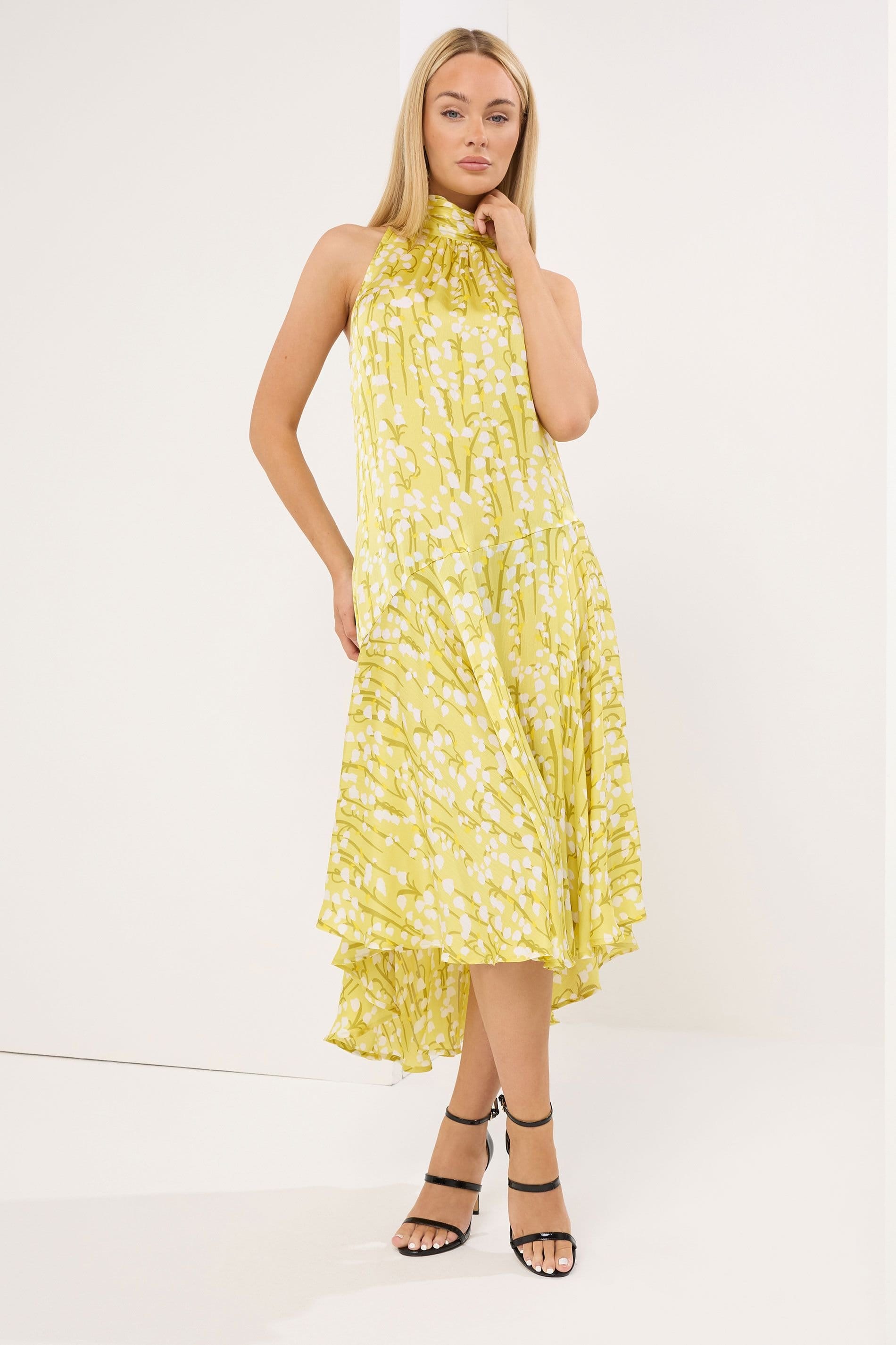 Star By Julien Macdonald Star by Julien Macdonald Women's Floral Midi Dress in Yellow - 4