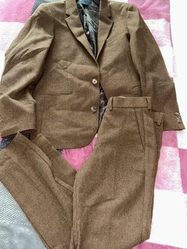 ASOS Design brown suit set