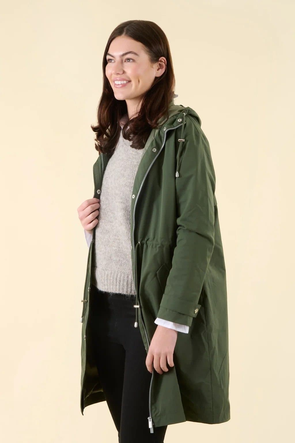 D2C D2C Women's Tilly Coat in Dark Green