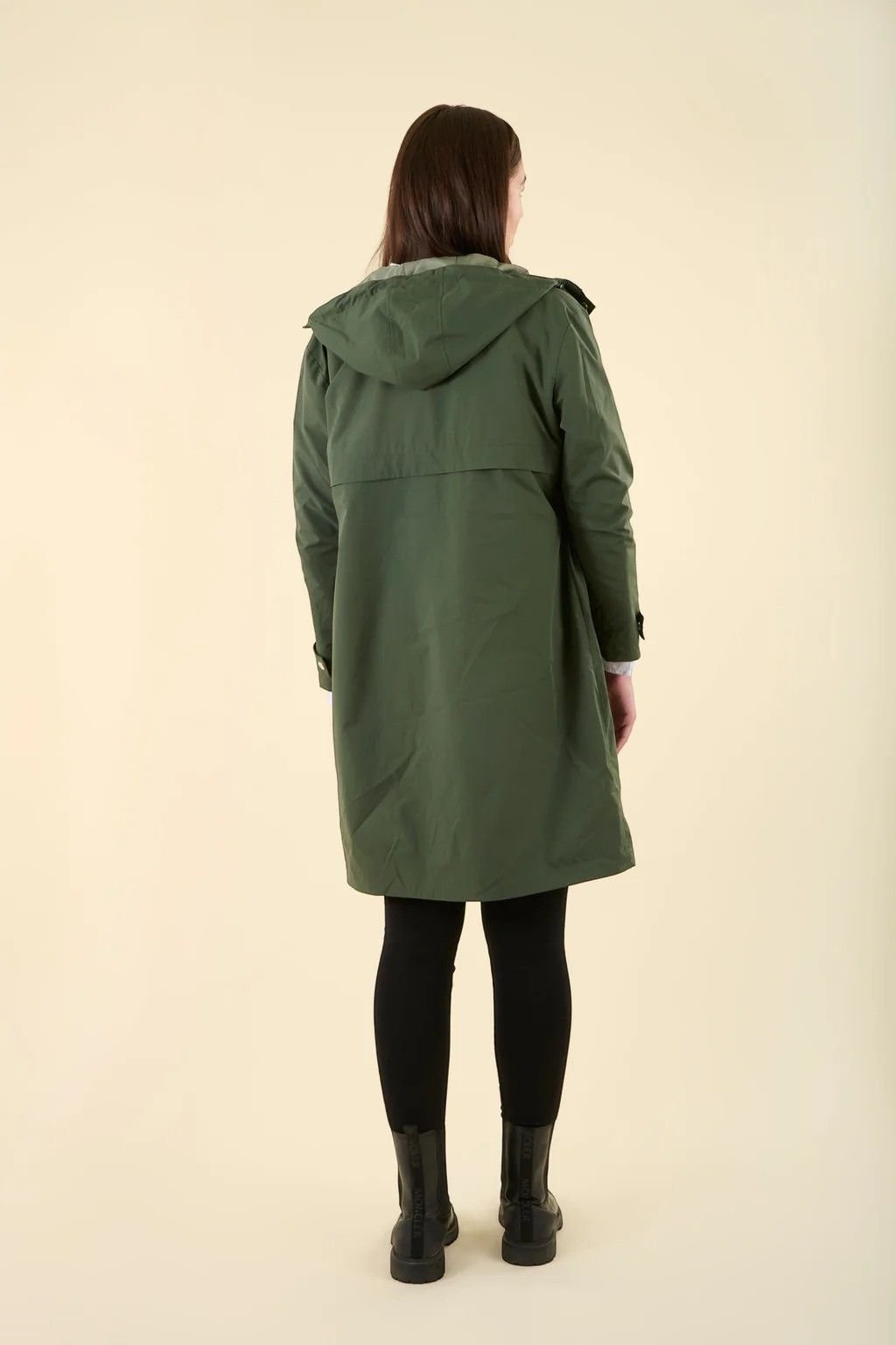 D2C D2C Women's Tilly Coat in Dark Green - 3