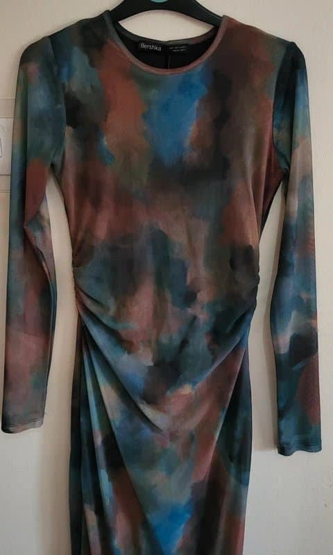 Bershka Bershka Tulle print midi dress size S (6/8)