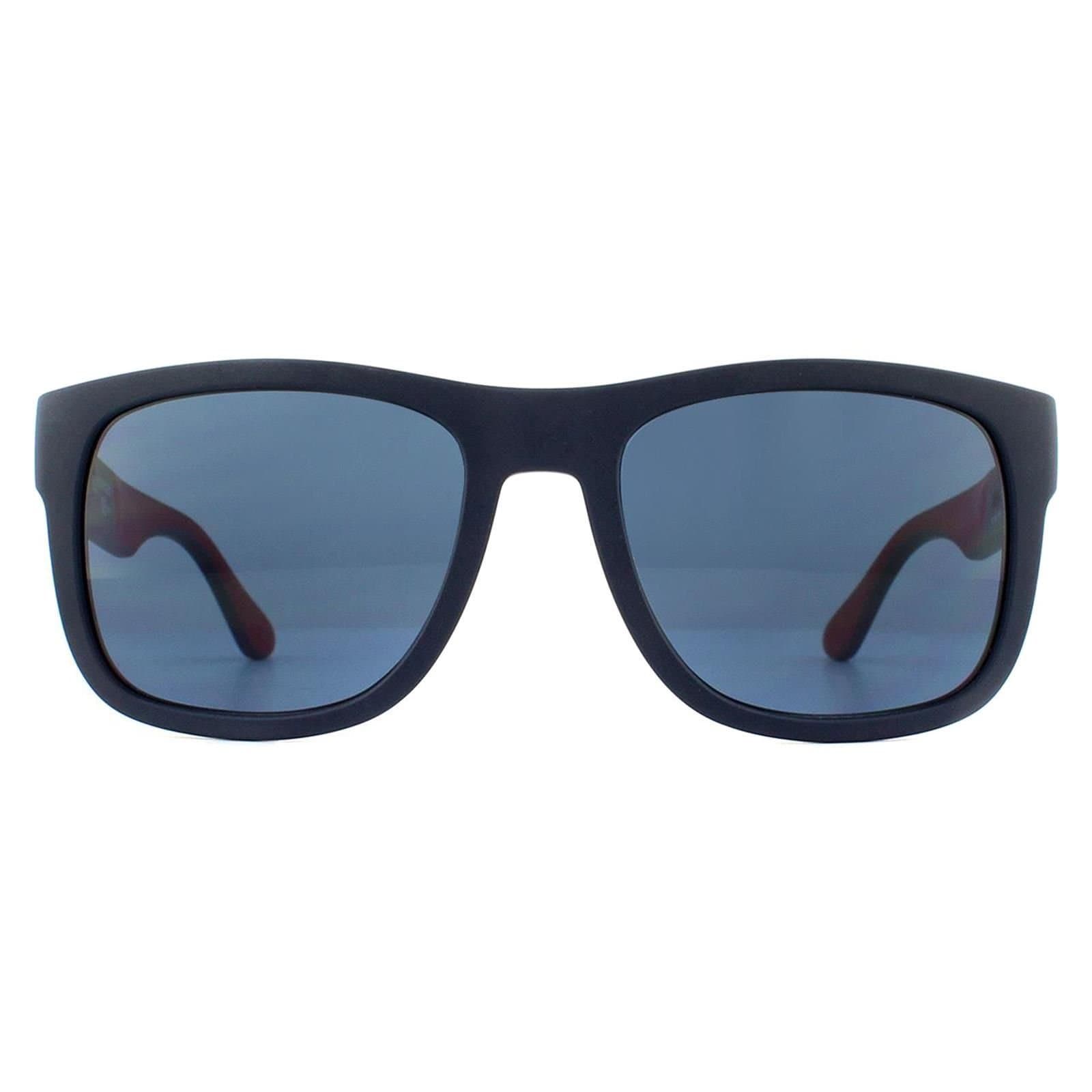 Tommy Hilfiger Tommy Hilfiger Men's Rectangle Blue Blue Sunglasses