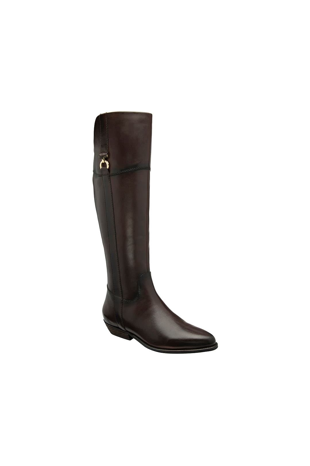 Ravel Ravel Women's 'Forge' Leather Knee-High Boots in Brown