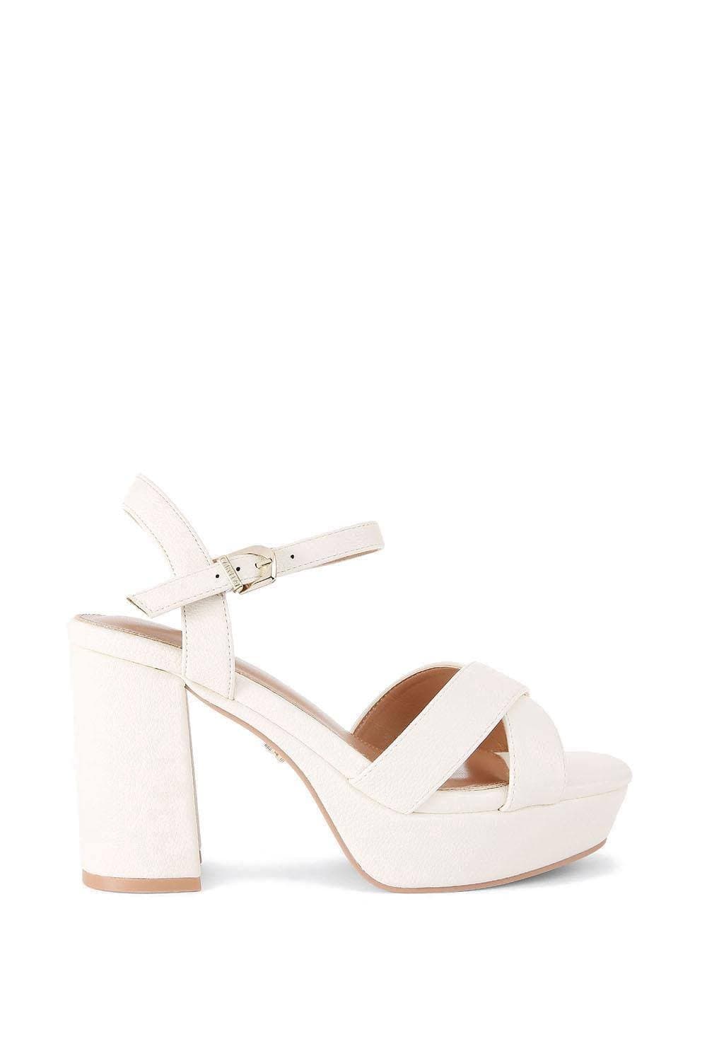 Carvela Carvela Cream Bone Leather 'Sonata' Heels