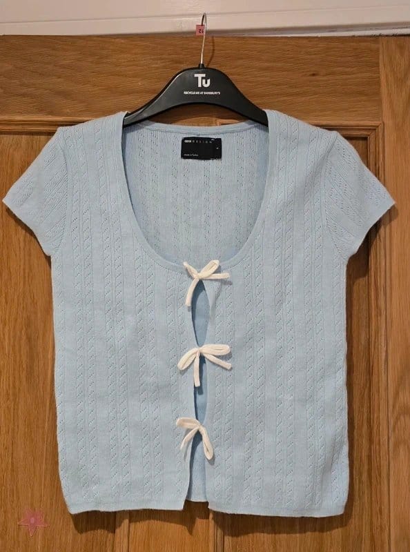 ASOS Design Knitted bow top - 1