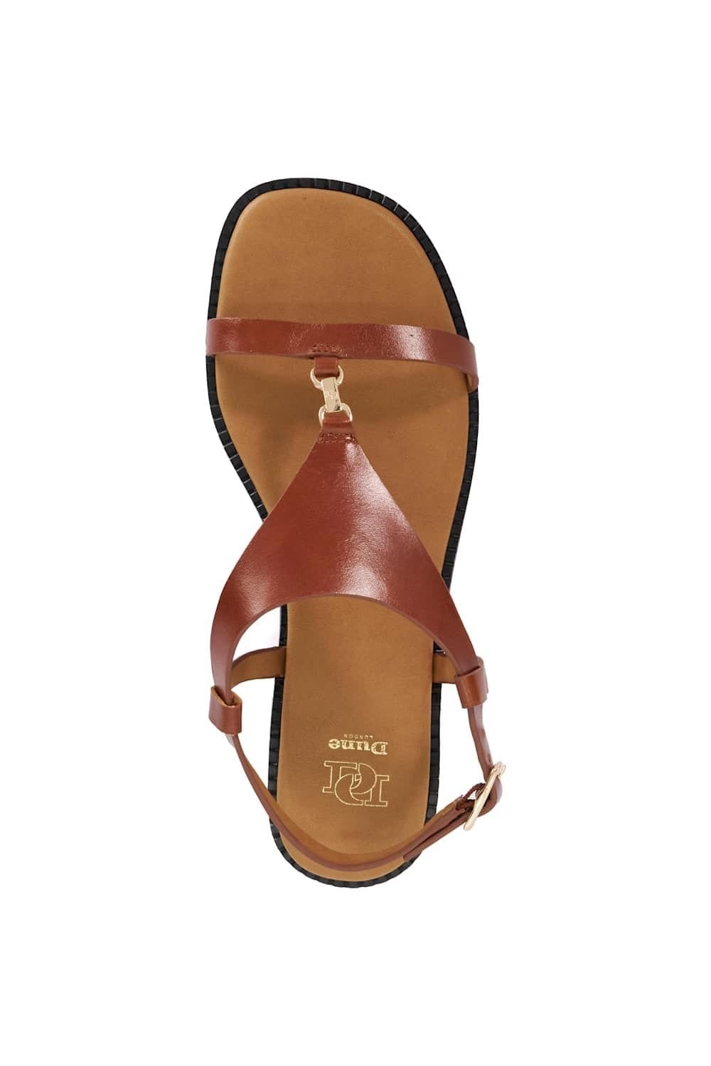 Dune London Dune London Women's 'Laith' Leather Sandals in Brown - 4