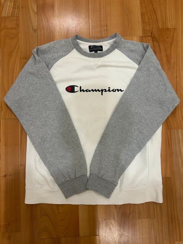 Champion Champion USA Sweatshirt | Grey & White | Size M