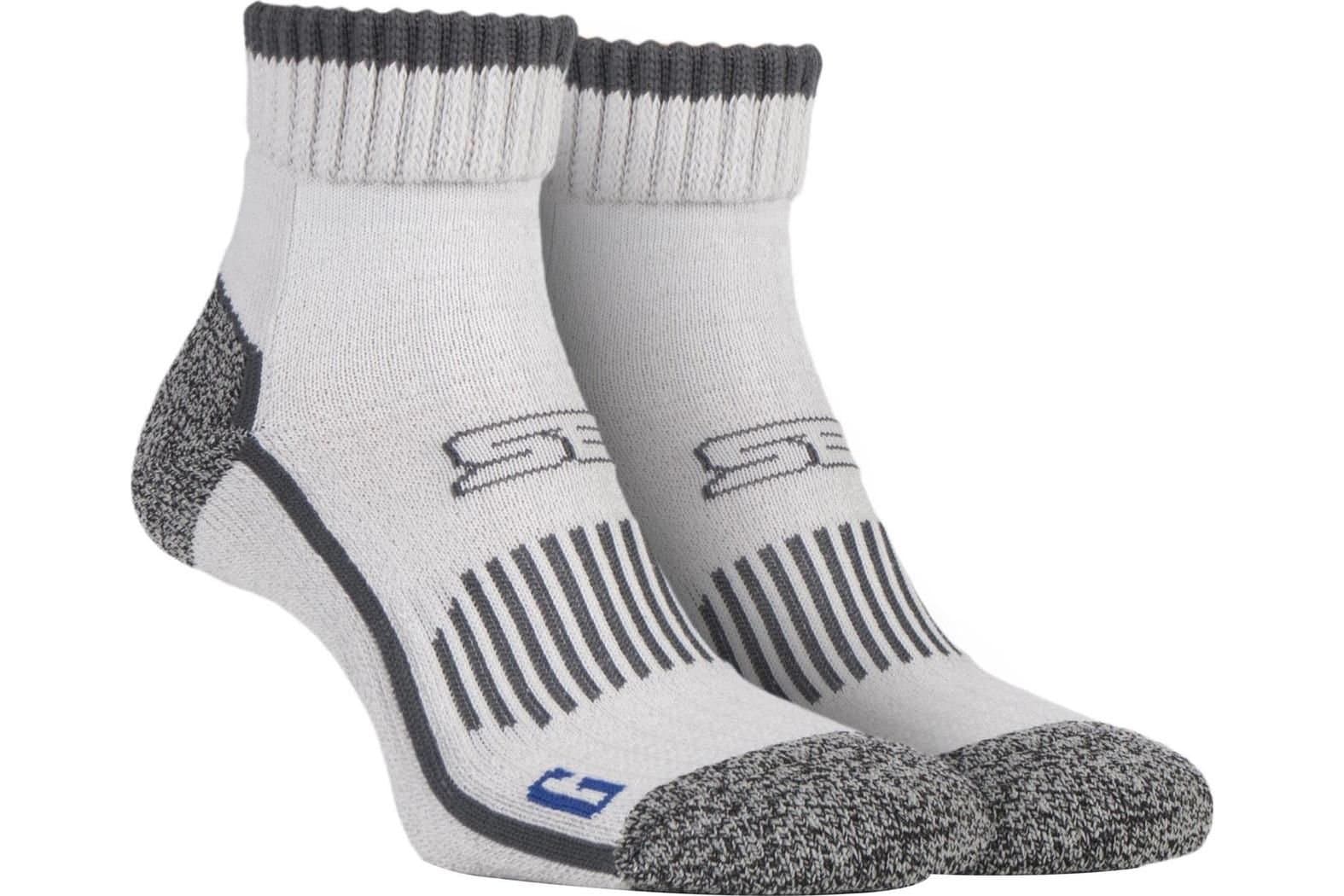 SOCKSHOP Storm Bloc SOCKSHOP Storm Bloc Men's 1 Pair Storm Bloc High Ankle Length Hiking Socks in White