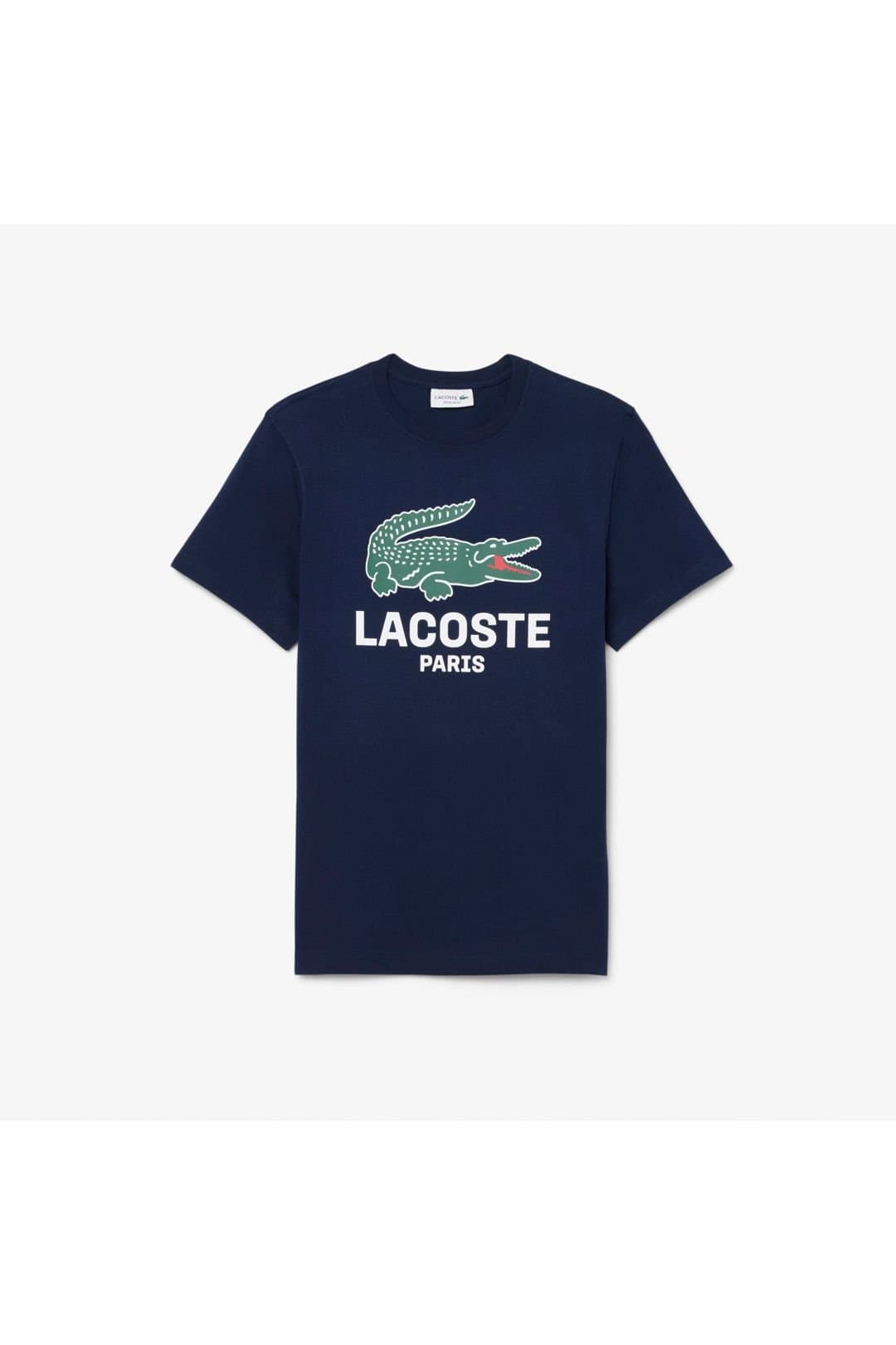 Lacoste Lacoste Men's Graphic T-Shirt Navy Blue