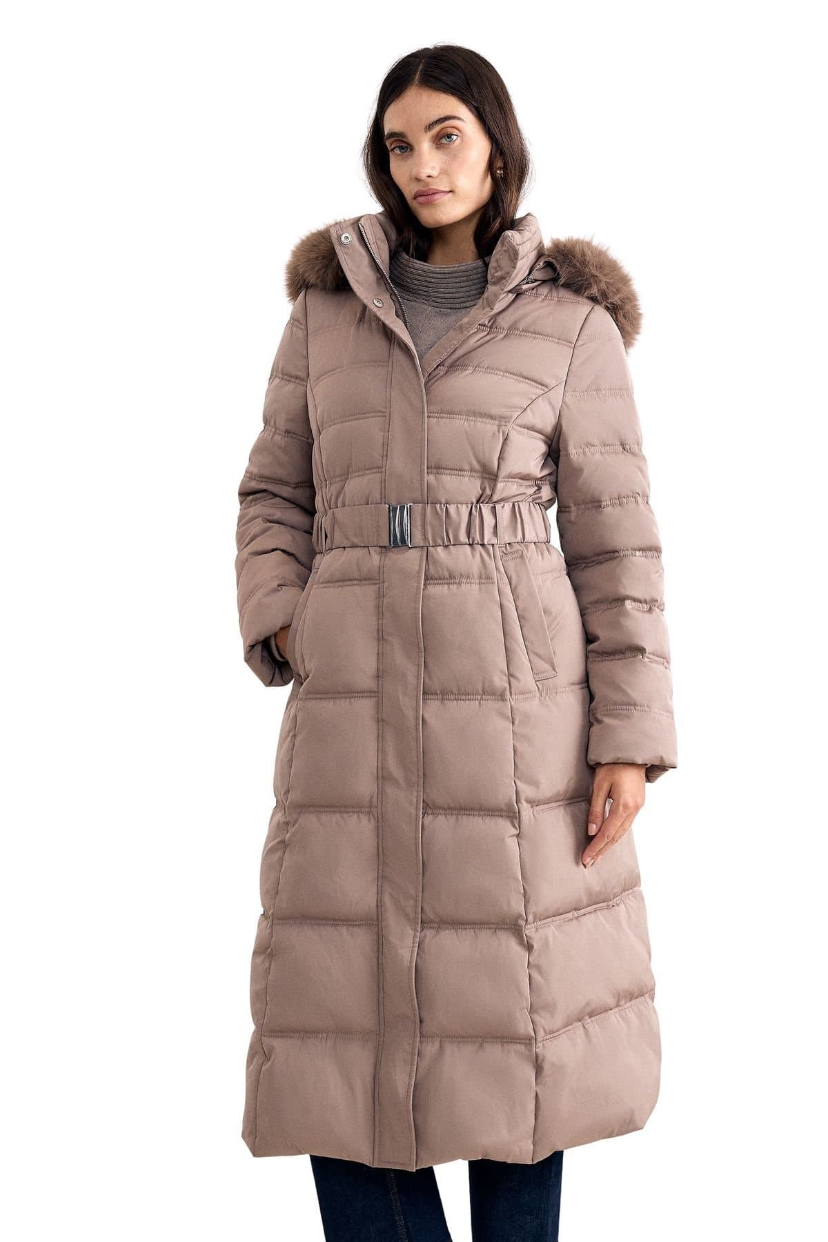 Phase Eight Phase Eight Women's Petite Dixie Puffer in Taupe