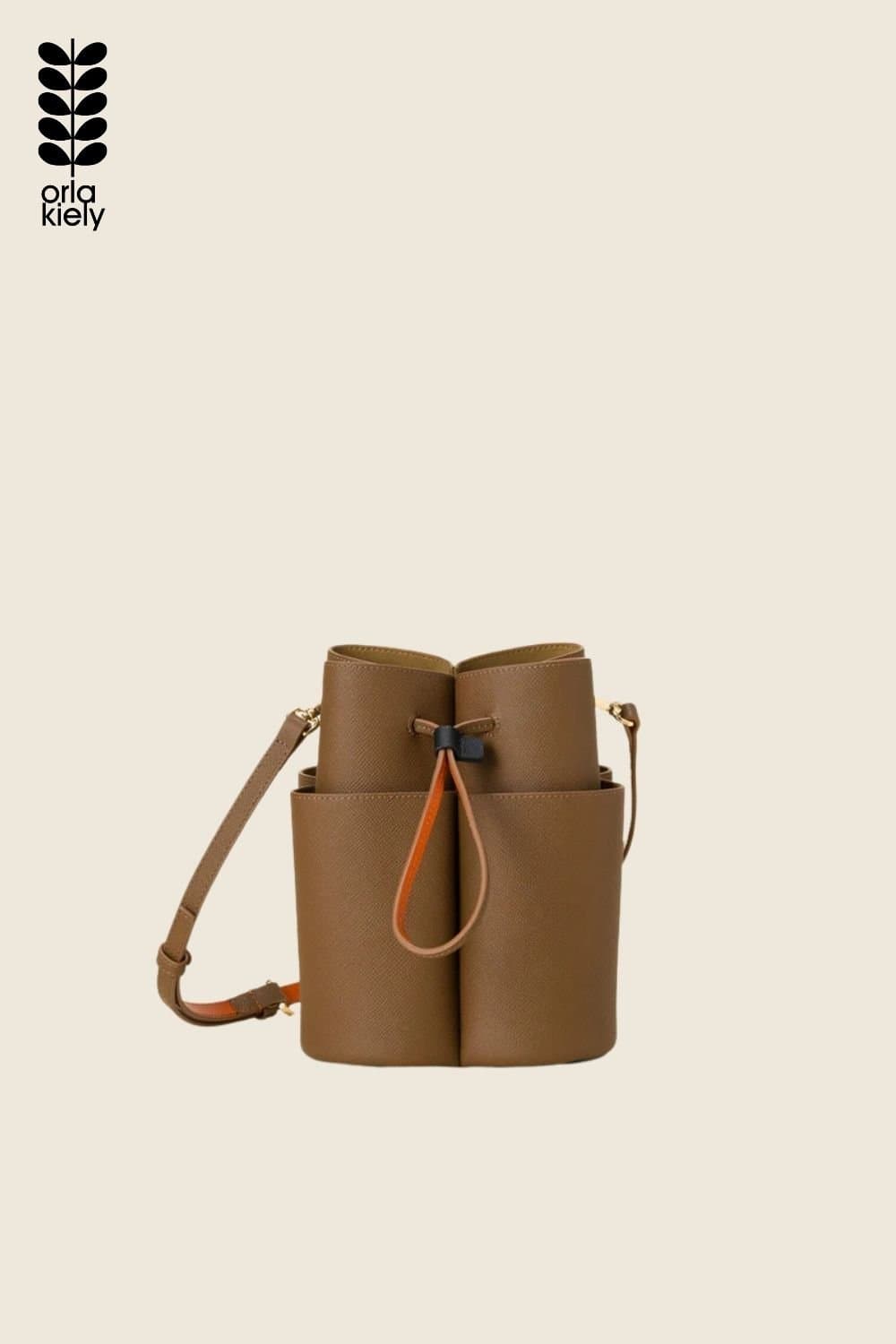 Orla Kiely Orla Kiely Women's Flower Petal Crossbody - Brown