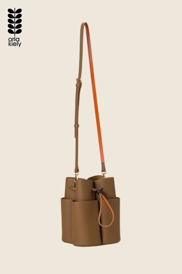 Orla Kiely Orla Kiely Women's Flower Petal Crossbody - Brown - 2